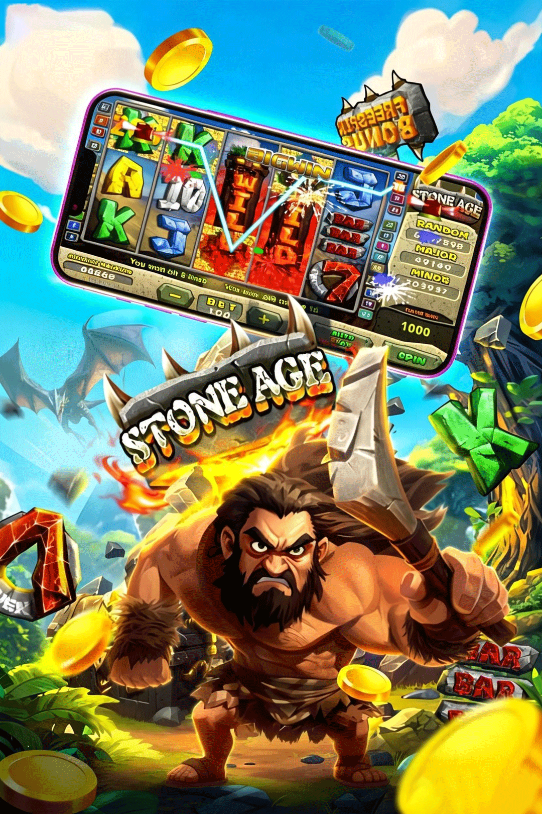 Vrealslots stone age